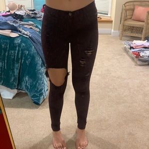 Vibrant Brand burgundy jeggings